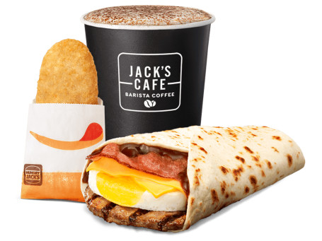 Bbq Brekky Wrap (2629 Kj)
