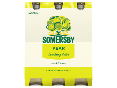 Somersby Pear Cider Bottiglia 330Ml X Pack 6