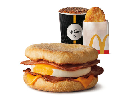 Pasto Double Bacon Egg Mcmuffin (2483 Kj)