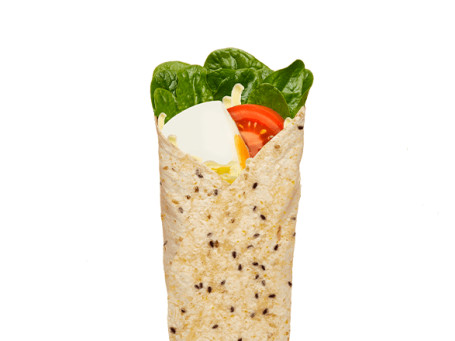 Wrap De Espinacas Y Huevo