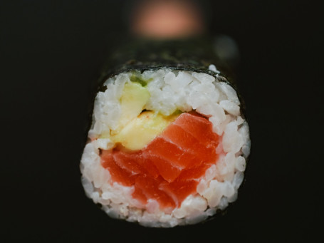 Dinner Raw Salmon Avocado