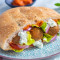 Falafel Dans Un Pain Plat (Végétarien)