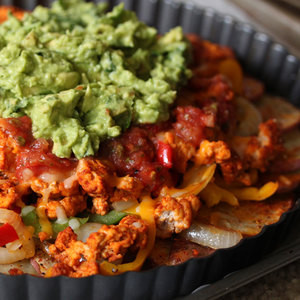 Salsa Guacamole Nachos