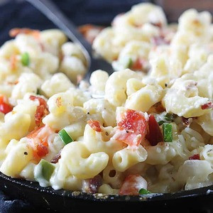 Sprödbakad Kyckling Mac 'N Cheese