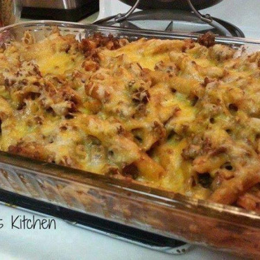 Köttig Ugnsbakad Penne