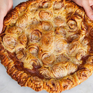 Tarta De Rollos De Canela Desayuno
