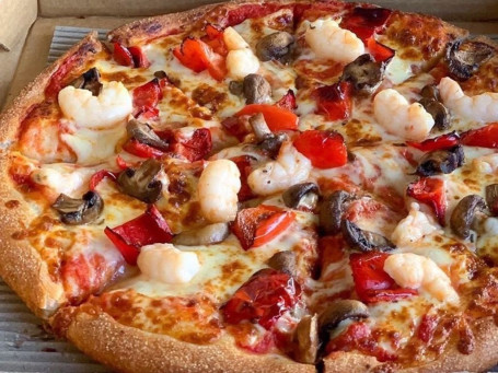Pizza Con Gamberi