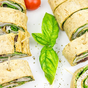 Wrap De Pesto De Pavo