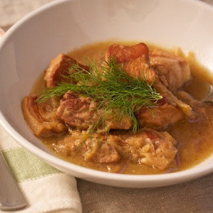 Braiserad Fläskkulle