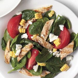 Insalata Di Spinaci Con Pollo