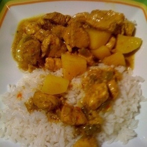 Jamaicansk Svartpeppar Kyckling Räkor