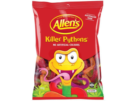 Allen's Killer Pythons Lolly Bag 192G