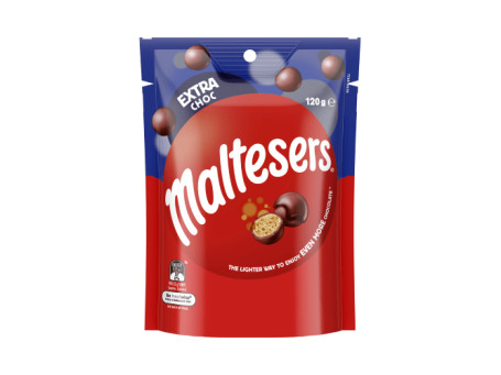 Maltesers Extra Choc Mjölkchoklad Medium Delningspåse 120G