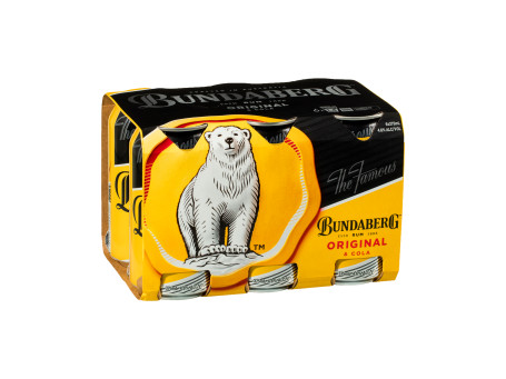 Bundaberg Rum Cola Lata 6X375Ml