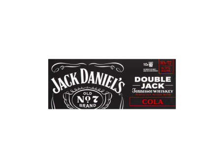 Jack Daniel Double Jack Cola Lattina 10X375Ml