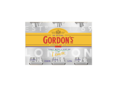Gordons Gin Tonic Lata 6X375Ml