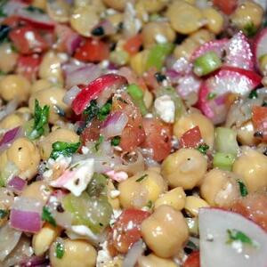 Medelhavssallad Med Protein