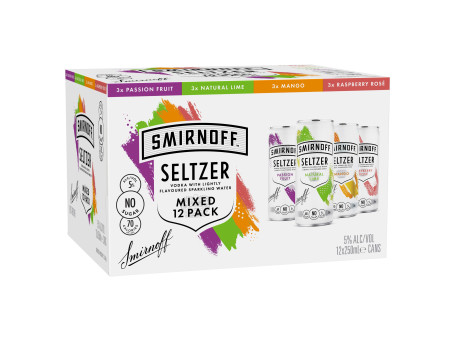 Smirnoff Seltzer Misto 12Pk Lattina 250Ml X Pack 12