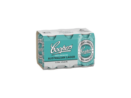 Coopers Australian Lager Lata 6X375Ml
