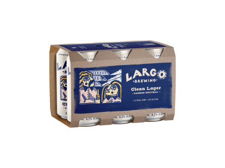 Largo Clean Lager Lata 4.2 6X375Ml
