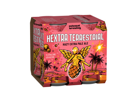 Colossal Brewing Hextra Terrestrial Hazy Xpa 4X375Ml