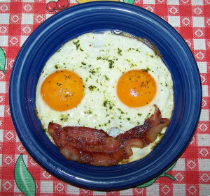 Wrap Colazione Con Bacon, Uovo E Cheddar