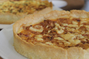 Quiche Lorraine Con Pancetta E Formaggio Svizzero