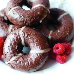Donut De Pastel De Chocolate
