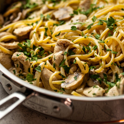 Kyckling- Och Svamppasta