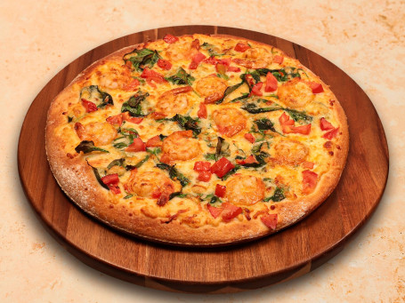 Pizza Con Gamberetti All'aglio