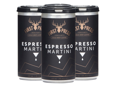 First Press Espresso Martini Lattina 200Ml X Pack 4