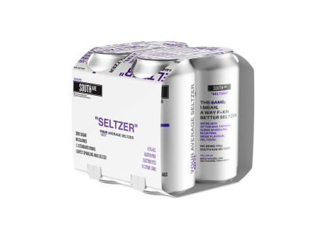 South Ave Seltzer Druva Burk 375Ml X Pack 4