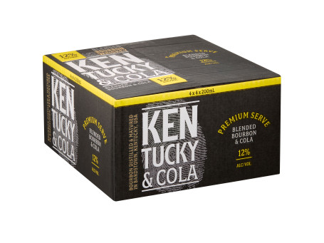 Kentucky Bourbon Cola 12% Lattina 200Ml Ctn16