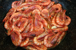 Langostino Real Con Miel