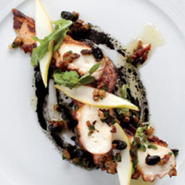 Bläckfisk I Svartbönssås