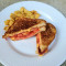 Grilled Cheese Kid's Meal With Lower Calorie Sides