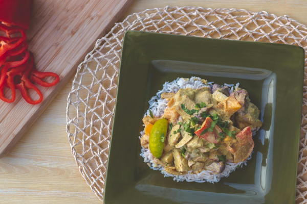 Kyckling Röd Thai Curry