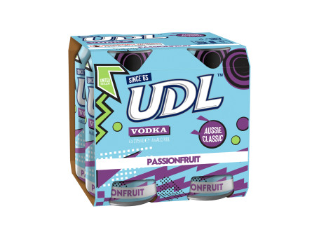 Udl Vodka Frutto Della Passione Lattine 4X375Ml
