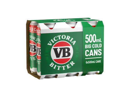 Victoria Bitter Burk 6X500Ml