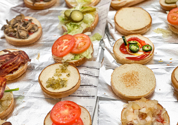 Falafel Schiacciato Subway 6 Pollici