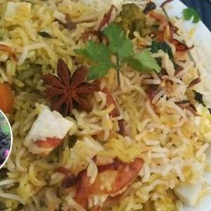Paneer Subz Classic Paneer E Verdure Dum Biryani Serve 1)