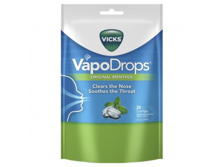 Vicks Vapodrops Original Mentol Pastillas 24 Unidades