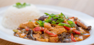 Frango Teriyaki Com Cebola Doce