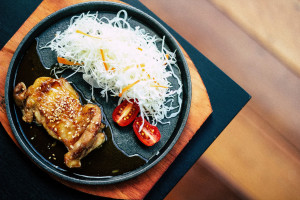 Frango Teriyaki Com Cebola Doce
