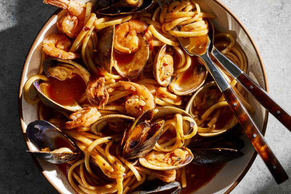 Seafood Linguine