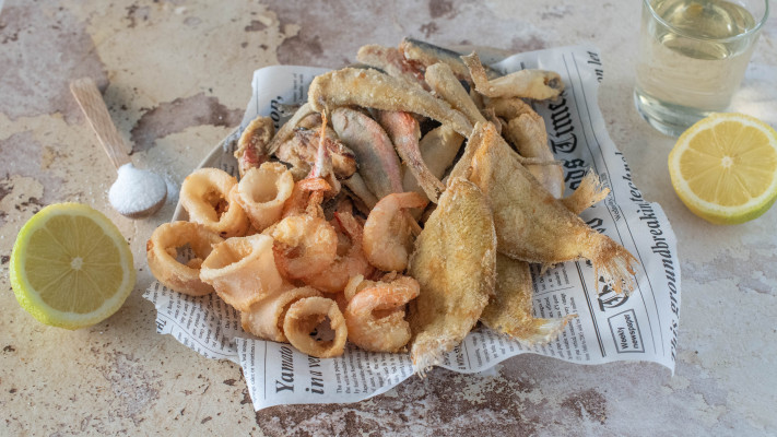 Mixed Fried Seafood