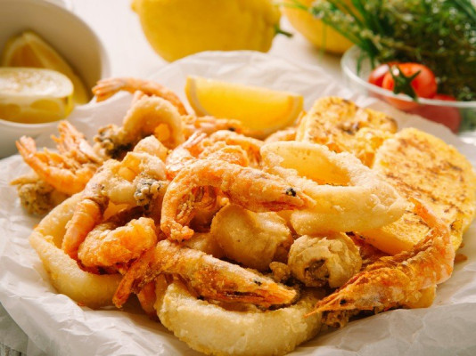 Mixed Fried Seafood