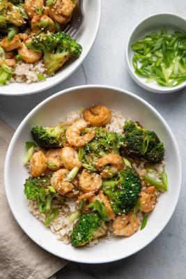 Crevettes Au Brocoli