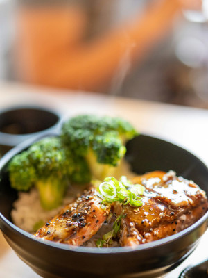 Salmão Teriyaki