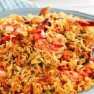 Camarão Biryani
